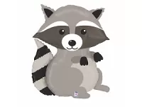 Fóliový balónik Mýval 91cm