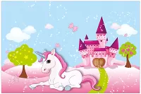 Plastový párty obrus Jednorožec 120x180cm