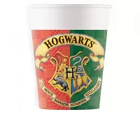 Papierové párty tégliky Harry Potter - Rokfortské koľaje 200 ml