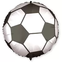 Fóliový balónik kruh Futbalová lopta 46cm