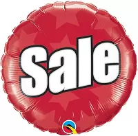 Fóliový balónik Kruh SALE 45cm