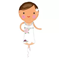 Fóliový balónik Nevesta 101 x 48 cm