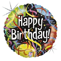 Fóliový balónik Party Narodeninové Stuhy 46cm
