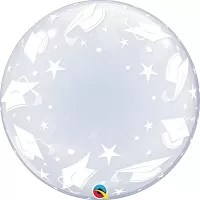 Bublina DECO - Čiapočky promócie 61cm