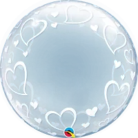 Bublina DECO - Srdce 61cm