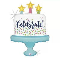 Fóliový balónik Tortu lesklý Celebrate! 84cm