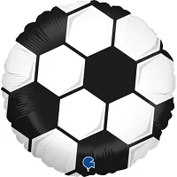 Fóliový balónik Futbalová lopta kruh 46cm