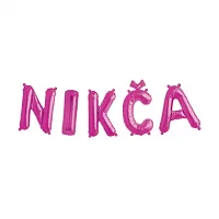 !VÝPREDAJ! Balónový nápis - Nikča (Balonkový nápis - Nikča)