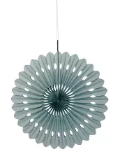 Dekoračná rozeta strieborná