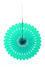 Dekoračná rozeta tyrkysová