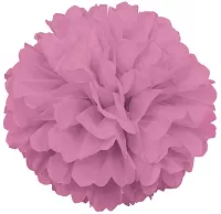 Dekoračný závesný pom pom ružový, 40cm