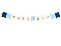 Závesný baner "Baby boy" modrý