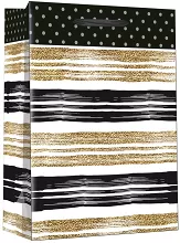 Darčeková taška M - Bodky a pruhy