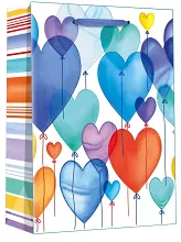 Darčeková taška M - Zamilované balóniky