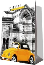 Darčeková taška M - Žlté auto