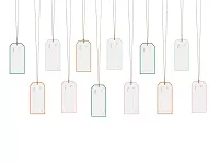 Menovky na darčeky 12ks