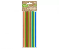 EKO papierová slamka farebná 24 ks