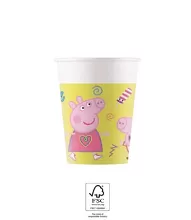 EKO papierové tégliky - Prasiatko Pepina 200ml/8ks