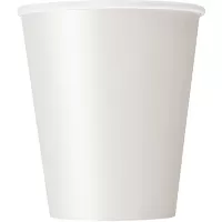 Tégliky papierové - biele, 8ks