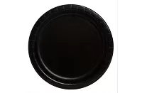 EKO Tanieriky papierové - čierne 18cm, 8ks
