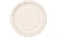 EKO Tanieriky papierové - slonová kosť 18cm, 20ks