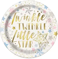 Tanieriky papierové - Hviezdy 23cm, 8ks