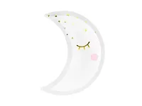 Tanieriky papierové "Mesiac" 6ks