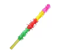 Tyč na rozbíjanie piňaty 50 x 2,5 cm farebná