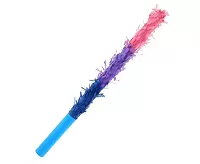 Tyč na rozbíjanie piňaty 50 x 2,5 cm modro-ružová