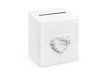 Svadobné krabice na obálky "Srdce"