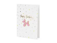 Karta s balónkovým psíkom 10.5x14.8cm