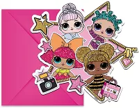 Pozvánky a obálky LOL 6ks