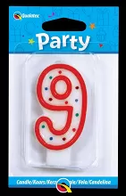 Sviečka tortová č.9