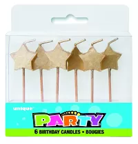 Sviečky "Hviezdy" 6ks