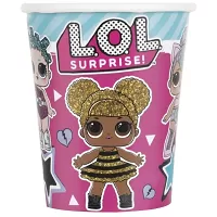 LOL Surprise- Tégliky papierové 270 ml 8 ks