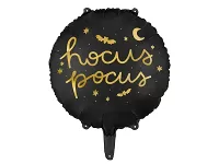 Fóliový balónik Halloween - Hocus Pocus - čierny 43 cm