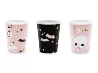Papierové kelímky Halloween - Boo 6 ks