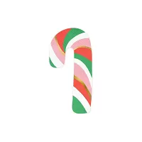 Papierové obrúsky Vianočné Cukrová palička 20 ks