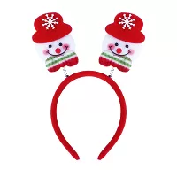 Vianočná čelenka - Snehuliak