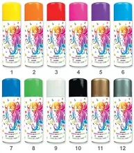 Farebný lak na vlasy zmývateľný 125 ml - biely