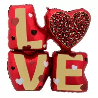 Fóliový balónik LOVE - Valentín 73 cm