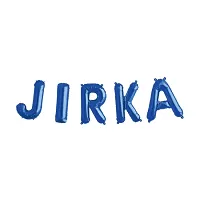 !VÝPREDAJ! Balónový nápis - Jirka
