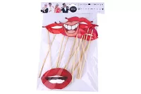 Rekvizity do fotokútku - Pery 12 ks