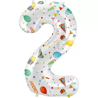 Fóliová číslica - Party Joy 2 - 86 cm