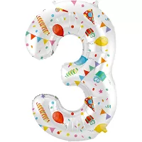 Fóliová číslica - Party Joy 3 - 86 cm