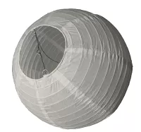 Lampión okrúhly 30 cm biely