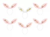 Čelenka králičie uši pre nevestu a družičky - 6 ks