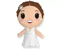 Fóliový balónik Nevesta, 101 cm