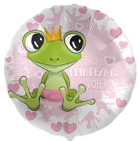 Fóliový balónik Som Princezná vole CZ - 43cm