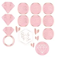 Tetovanie Team Bride - ružové 12 ks